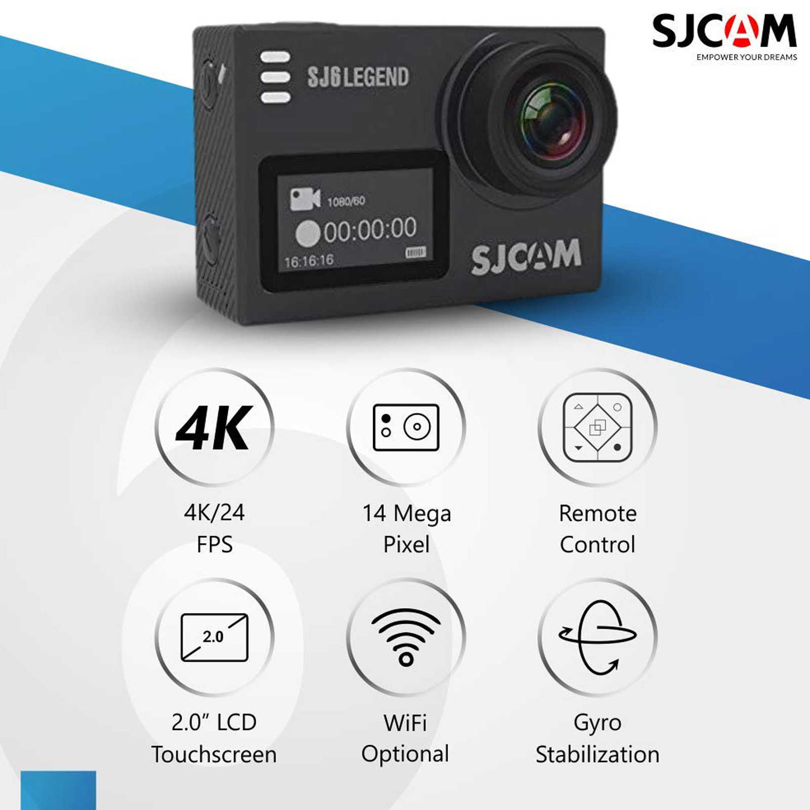 Sjcam sj6 legend black обзор